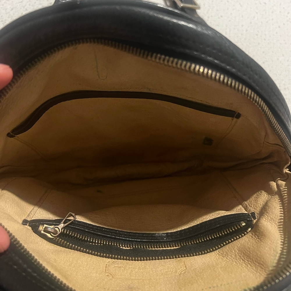 MCM Vintage Luxury timeless Black Embossed Crossbody Bag - Picture 3 of 5